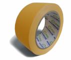 Embossed masking PVC tape, 33 m - yellow